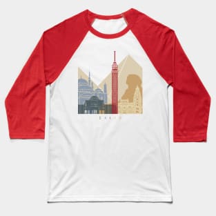 Cairo skyline poster Baseball T-Shirt